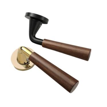 Imagem de Fechadura de porta interna fechadura silenciosa para quarto (marrom)