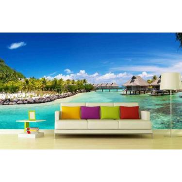 Imagem de Papel de Parede Painel Fotográfico Praia n73 2,00X3,00 - Voce Decorand