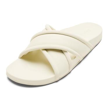 Imagem de OLUKAI Sandália feminina Ani Slide, Areia branca/areia branca, 36