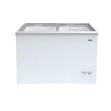 Imagem de Freezer Expositor Horizontal Dupla Ação 410 Litros Eco Gelo Tampa De Vidro EEH500XX Eos 110V