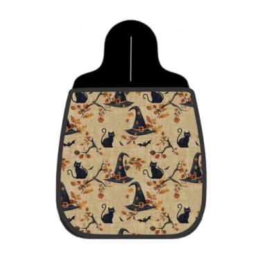 Imagem de Lixeira De Carro Organizador Lixinhocar Gato Preto Halloween Juta