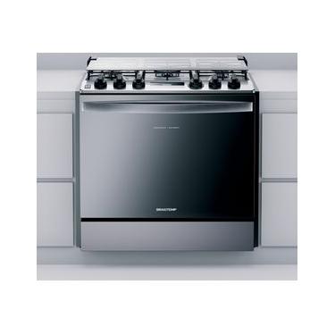 Imagem de Fogão Brastemp 5 Bocas de Embutir Cor Inox com Turbo Chama e Touch Timer - BYS5PCR Bivolt