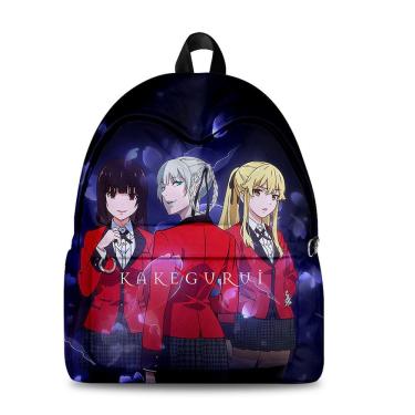Imagem de Mochila Kakegurui Mearis Saotome Momobami Kirari para crianças