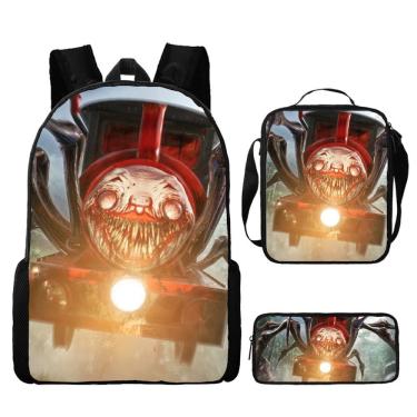 Imagem de Mochila escolar Choos-Choos Charles Cartoon Kids 3 unidades/conjunto