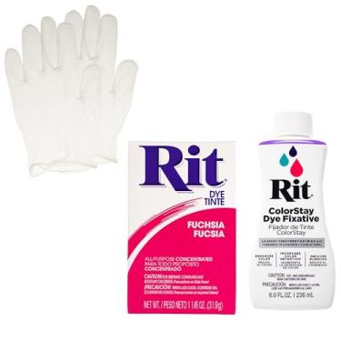 Imagem de Rit Dye Powder com conjunto de fixadores ColorStay – Kit tudo em um com luvas para reduzir o sangramento de cor