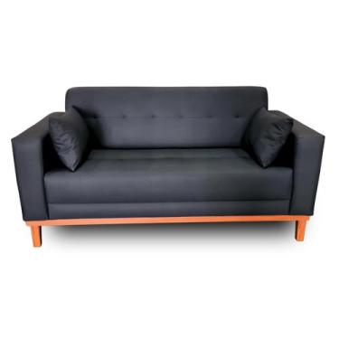 Imagem de Sofá  Gianni Tecido Acquablock Pé Base Madeira  160cm - 4R Estofados, 