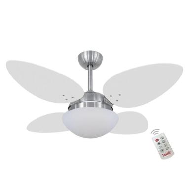 Imagem de Ventilador Volare Petalo Quad Branco 127V E Controle Remoto