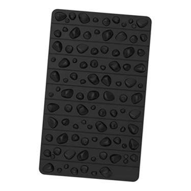 Imagem de Kokiya Tapete de massagem para os pés, almofada para caminhada com os dedos, tapete de ginástica para usar em pé, para pontos de pressão para SPA, sala de, Preto