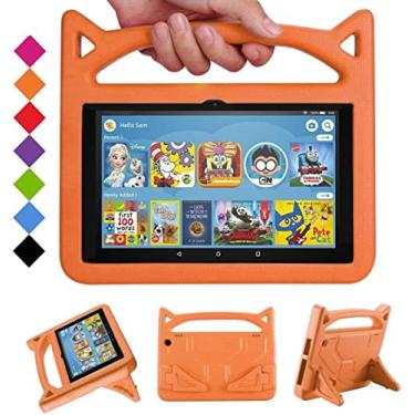 Imagem de Riaour Capa para 8 tablets para crianças (versão 12/10, versão 2024/2022) - Capa leve à prova de choque com suporte para tablet infantil de 8 polegadas. Incompatível com tablets iPad Samsung TCL de 8