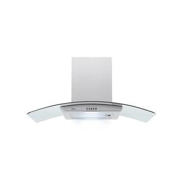 Imagem de Coifa de Parede Midea 90cm Vidro Inox RGB901  - 127 Volts 110