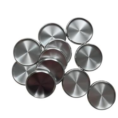 Imagem de Discos planejadores de alumínio premium – Pacote com 11 – Virar página suave – Compatível com Happy Planner, TUL, ARC – FeroniArt (Prata, 1,25)