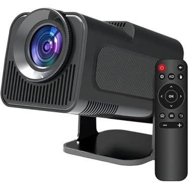 Imagem de Projetor Portátil Mini com WiFi 5G, Bluetooth 5.0, Android 11, Suporte 4K 1080P Full HD, 12000 Lumens, Correção Horizontal 180°