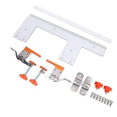 Imagem de POCREATION Ferramenta de Ranhura para Moldes, Cortador de Ranhura para Gabinete de Plástico PC para Roteamento Em Forma de U Preciso Com Profundidade Ajustável de 0 a 15mm, para Armário (Tipo 1)