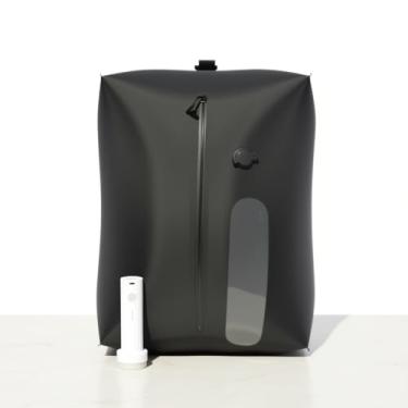 Imagem de WEWEMUX Bolsa de compressão a vácuo de viagem, cubo de embalagem à prova d'água IP67 para mala, mochila e bagagem, organizador reutilizável com válvula unidirecional e material TPU durável (1 pacote +