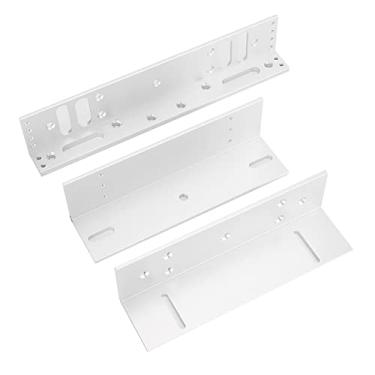 Imagem de Generic Braçadeira de Suporte de Montagem LZ Anticorrosão para Fechadura Magnética Elétrica 280kg Conveniente para Usar para Porta de Abertura Interna Liga de Alumínio Prata