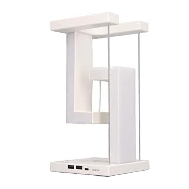 Imagem de Alomejor Lâmpada de Mesa, Luz LED de Levitação Magnética Com Controle de Toque de 3 Marchas e 9,8 pol. de Altura, Luz Noturna Flutuante ABS para Mesa de Cabeceira de Escritório de Quarto