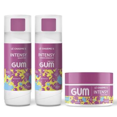 Imagem de Kit Intensy Gum Lé Charmes Shampoo + Condicionador + Máscara - Le Char