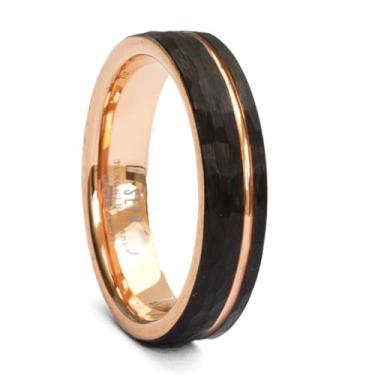 Imagem de Aliança de Tungstênio Brooklyn Rodio Negro Fosco 5mm