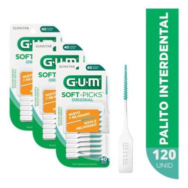 Imagem de Kit Escova Interdental Soft Picks Original Com 3 Unidades - RV Dente