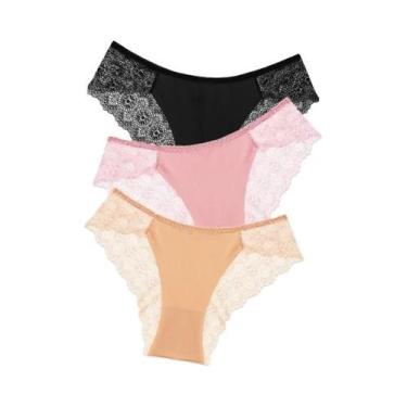 Imagem de Conjunto De Calcinhas De Renda De Cintura Baixa Para Mulheres WarmStep