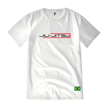 Imagem de Kit 3 Camiseta Jiu Jitsu Infantil 100% Algodão Várias Cores - Sete Set