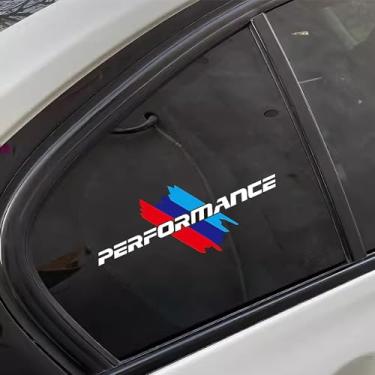 Imagem de Erivis 4 pacotes de adesivos de acabamento de janela de quarto de carro para BMW X3 X5 X1 X7 X4 X2 X6 4 3 5 2 328i 330i 540i 528i M3 M5 Z4 Series Accessories, decalques de decoração de design listrado