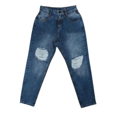 Imagem de Calça Feminina Mom Sky Puidos - Okay, 40