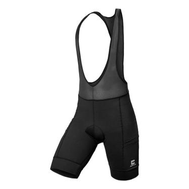 Imagem de Bretelle 3D Compress TD Masculino Preto com Bolso Ciclismo Bike-Masculino
