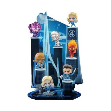 Imagem de Mini Figuras Da Marvel Fantastic Four Em Caixa Surpresa, Brinquedo Col