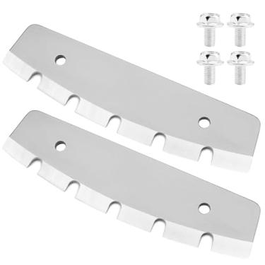 Imagem de 24508 Lâminas de substituição rosqueadas de pesca no gelo de 25,4 cm, compatíveis com trado manual ION e broca de pistola, peças de reposição para pesca no gelo