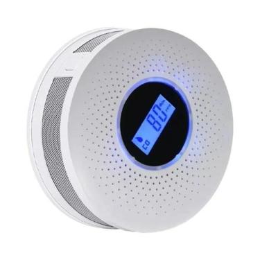 Imagem de Detector De Fumaça E Monóxido De Carbono 2 Em 1 Com Sensor Duplo, Alar