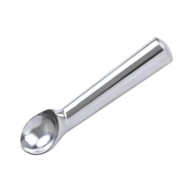 Imagem de Colher De Sorvete Antiaderente Preta E Prateada De 7 Polegadas, Leve E