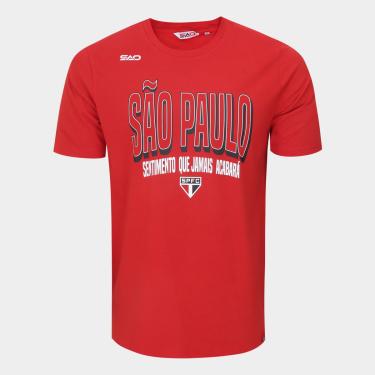 Imagem de Camiseta São Paulo Casual Masculina-Masculino
