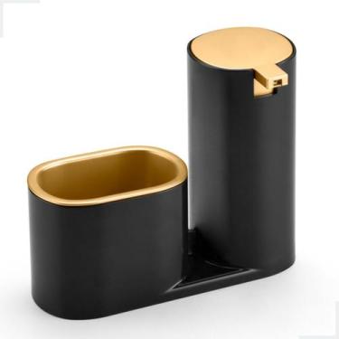 Imagem de Dispenser Para Detergente Cozinha Multiuso Porta Bucha Luxo Conceito A