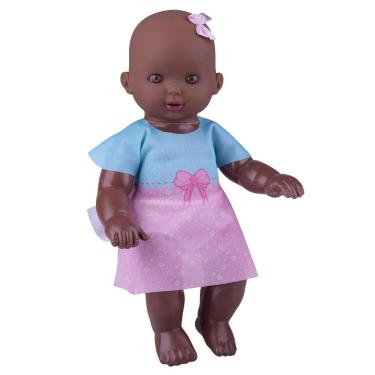 Imagem de Boneca Lucy com Laço Negra Milk Brinquedos 987