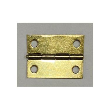 Imagem de 10 unidades Dobradiça de Chapa - Artesanato &amp Co., Ouro Velho