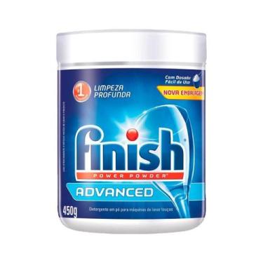 Imagem de Detergente po finish para lava loucas power powder advanced 450g