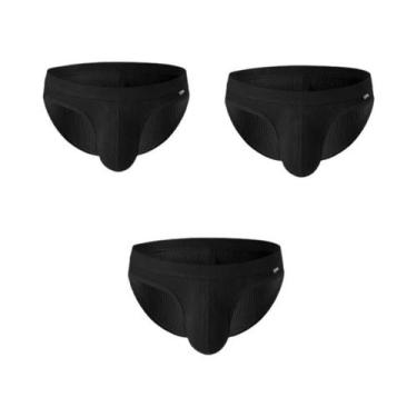 Imagem de Cuecas Sexy Masculinas Com Bolsa U, Pacote Com 3 Tangas, Roupas Íntima