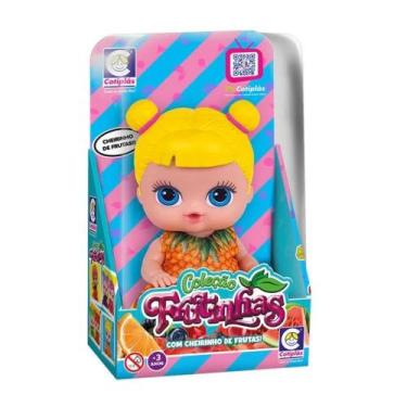 Imagem de Brinquedo Boneca Coleção Frutinhas Abacaxi com Cheirinho de Frutas 19c