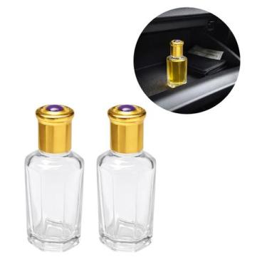 Imagem de 2 Recipientes Vidro Roll On Para Perfume Portátil 12ml - Freecom