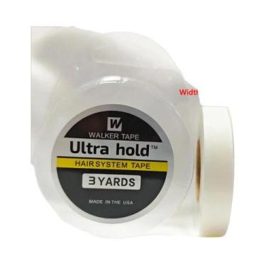 Imagem de Fita Adesiva Branca Para Peruca Lace Front 3 Jardas Dupla Face Walker 