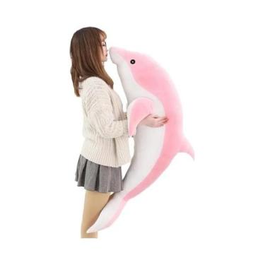 Imagem de Brinquedo De Pelúcia Golfinho Macio 30-160CM, Almofada De Algodão Para