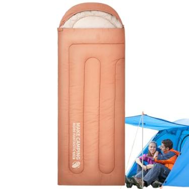 Imagem de Saco de dormir - Sacos de dormir à prova d'água para clima frio e quente - Saco de dormir para mochilão, acampamento, trilhas