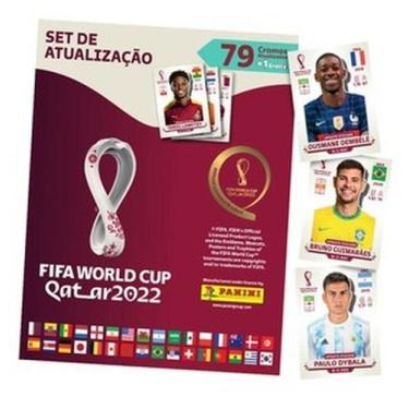 Imagem de Kit atualização com 80 figurinhas - fifa world cup qatar 2022 - Panini