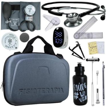 Imagem de Kit Fisioterapia Maleta Goniometro Martelo Buck Completo - Love Saude,