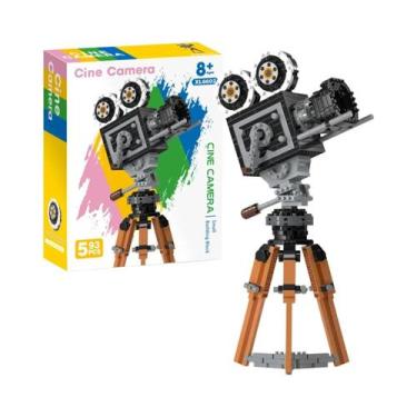 Imagem de Câmera Retro Polaroid Para Meninas, Mini Bloco De Montar Com 802 Peças