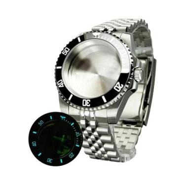 Imagem de Caixa De Relógio Subaquático 200m À Prova d'Água Com Pulseira Jubilee 