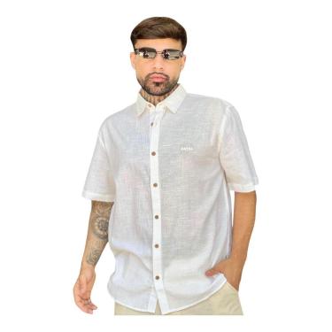Imagem de Camisa Botao Manga Curta Fake Branco- Fatal-Masculino