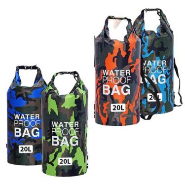 Imagem de Bolsa Saco Estanque A Prova D'água Beg Boia Natação Impermeável 20L Pr