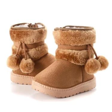 Imagem de Botas De Neve Para Meninas, Quentes E Confortáveis, Calçados De Outono